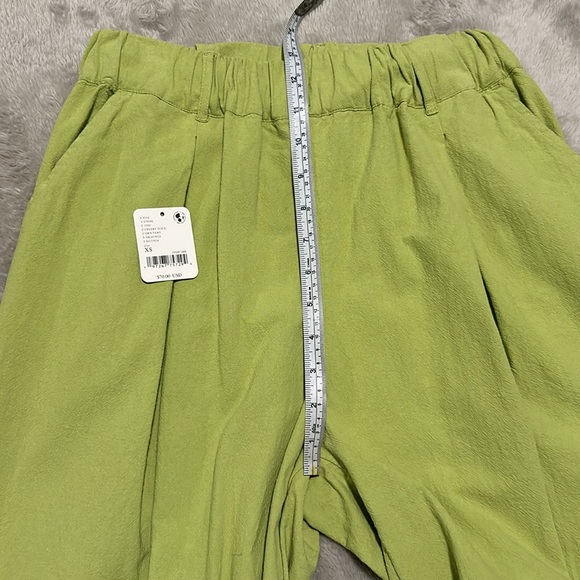 Rare Free People Remi Trousers Celery Green XS - Picture 5 of 13